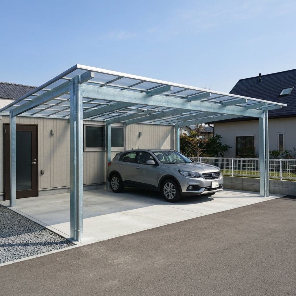 Cobertizo 2 Autos (5,5x5 m)