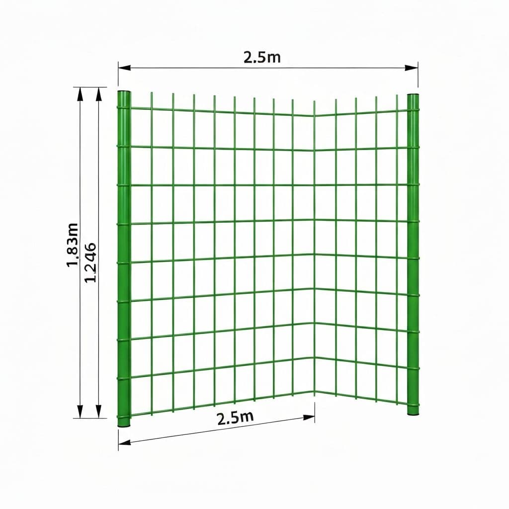 Panel Cerco 3D Galv. + Verde 1,83 x 2,50 m - Miniatura 4