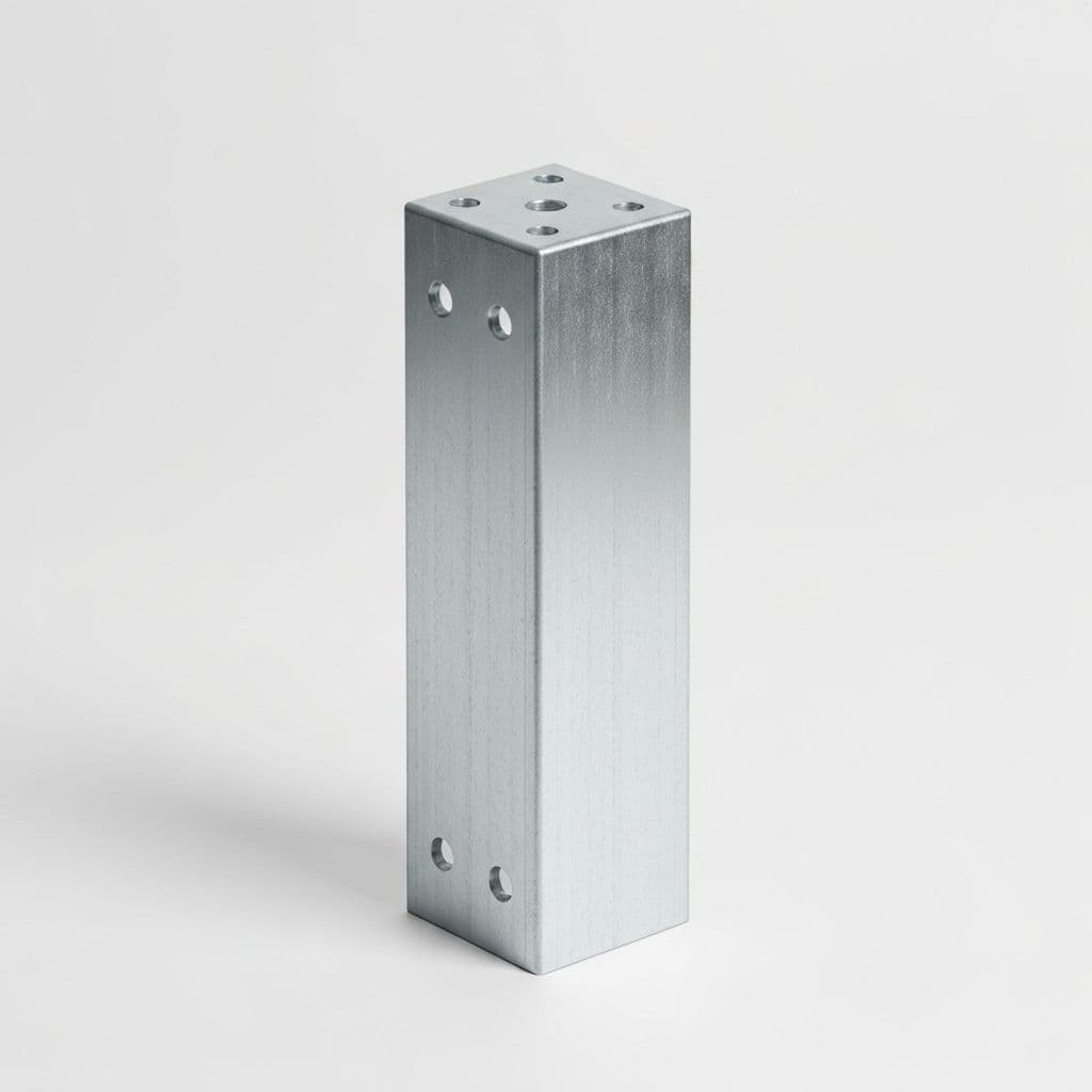 Poste Cerco 3D 60x60 mm x 2,30 m Verde