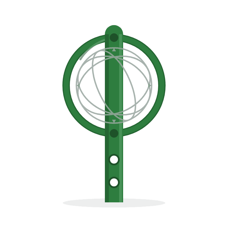 Soporte de Concertina Verde